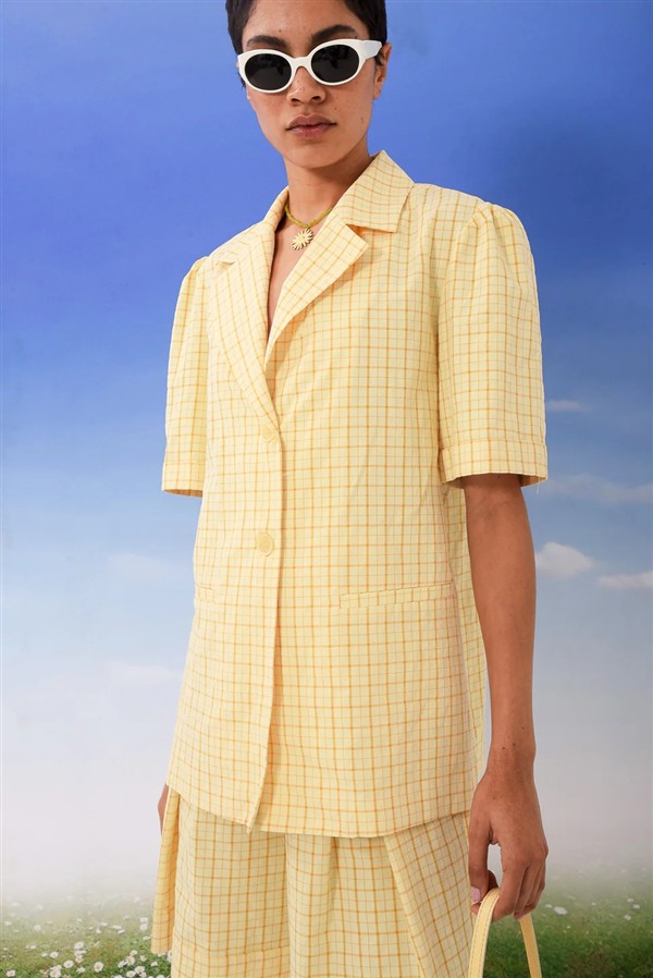 ARPYES HEATWAVE SHIRT YELLOW
